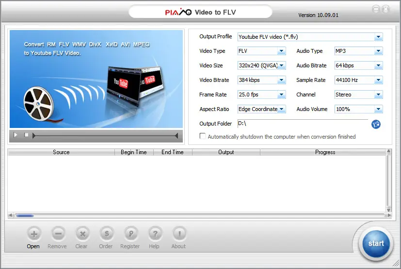 Plato Video To FLV Converter 11.09.01