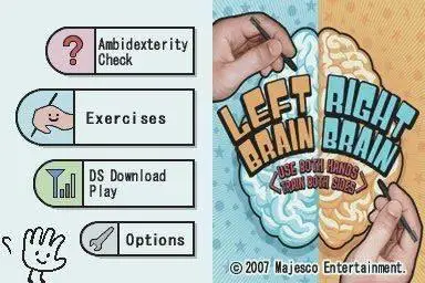 Nintendo DS Rom : Left Brain Right Brain
