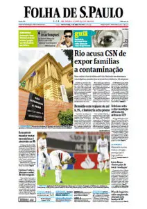 Jornal Folha de São Paulo - 5 de abril de 2013 - Sexta