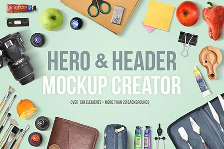 Hero and Header Mockup Creator