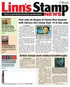 Linn's Stamp News. September 13, 2010