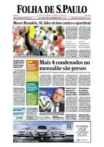 Jornal Folha de São Paulo - 6 de dezembro de 2013 - Sexta