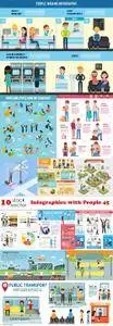 Vectors - Infographics with People 45