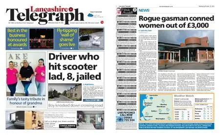 Lancashire Telegraph (Blackburn, Darwen, Hyndburn, Ribble Valley) – October 20, 2021