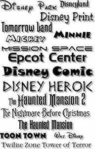 Disney Fonts