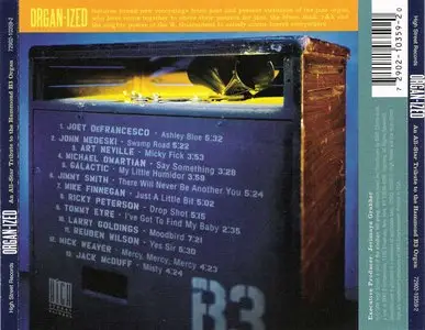 VA - Organ-ized: An All-Star Tribute To The Hammond B3 Organ (1999) {High Street/Windham Hill} **[RE-UP]**