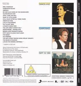 Simon & Garfunkel - The Concert In Central Park (1982) {2015 Deluxe Edition with DVD5 PAL Sony Music 88875078782}