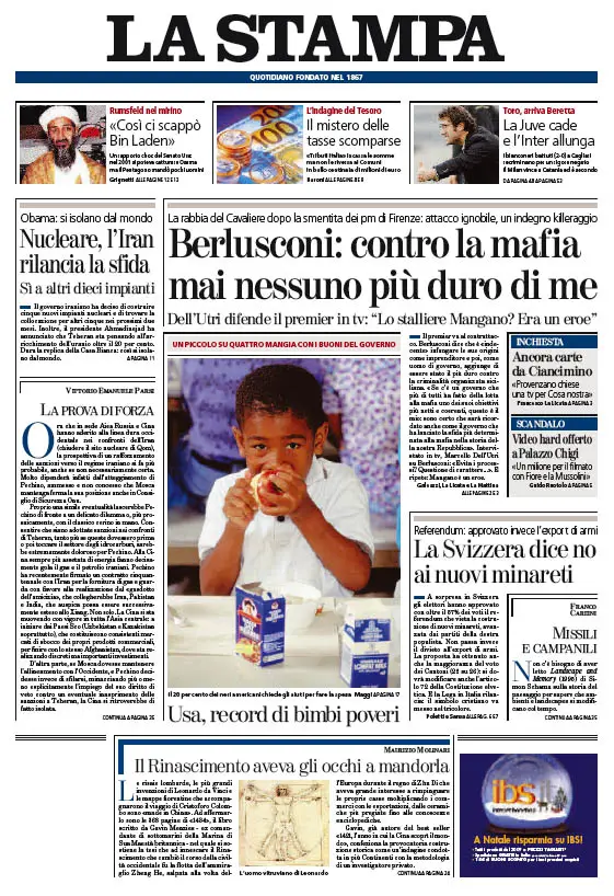 La Stampa (30-11-09)
