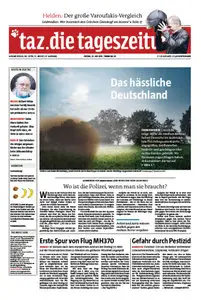 Tageszeitung TAZ vom 31 Juli 2015