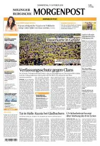 Solinger Morgenpost – 17. Oktober 2019