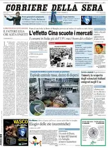 Il Corriere della Sera (18-08-09)