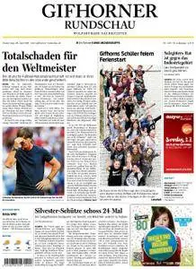 Gifhorner Rundschau - Wolfsburger Nachrichten - 28. Juni 2018