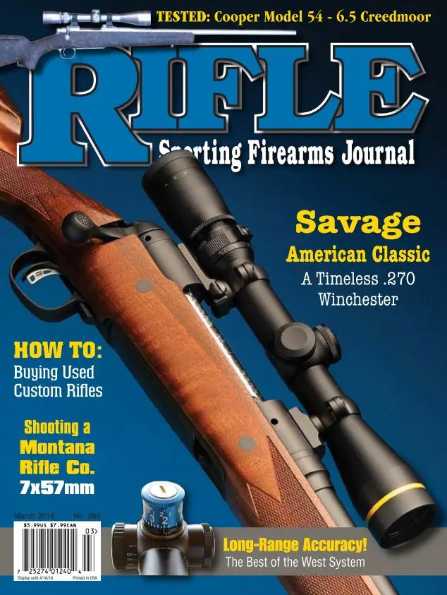 Timeless and classics guns. Rifle Magazine.