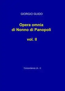 Opera omnia di Nonno di Panopoli vol. II