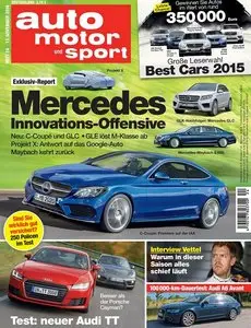 Auto Motor und Sport No.24 - November 13, 2014 / Deutsch