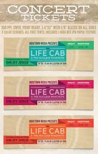 GraphicRiver Concert Tickets