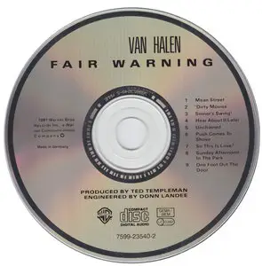 Van Halen - Fair Warning (1981)