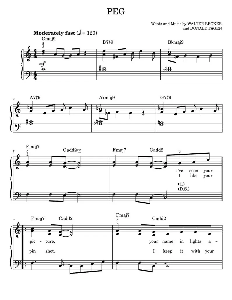Peg steely dan easy piano avaxhome