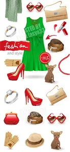 Fashion vector objects