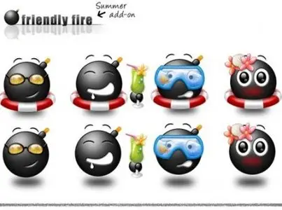 Friendly Fire Pack Icons