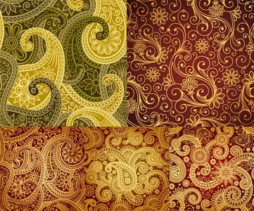 Beautiful background of classical pattern vector material