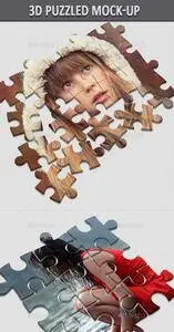 GraphicRiver - 3D Puzzled Mock-Up