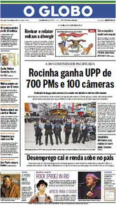 Jornal O Globo - 21 de setembro de 2012 - Sexta