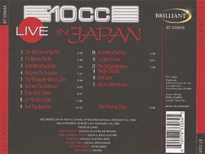 10cc - Live In Japan (2001) {Brilliant}