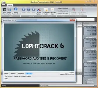 L0phtCrack Password Auditor Enterprise 6.0.20