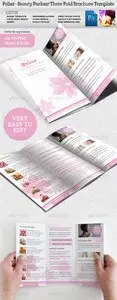GraphicRiver Peliar Beauty / Hair Salon 3 Fold Brochure