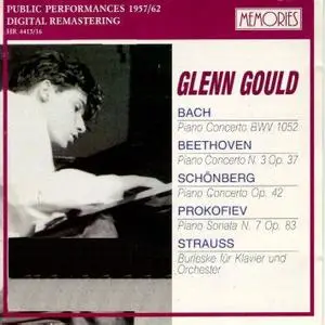 Glenn Gould / Public Performances 1957/1962