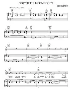 Got To Tell Somebody - Don Francisco (Piano-Vocal-Guitar)
