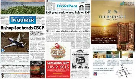Philippine Daily Inquirer – July 08, 2013