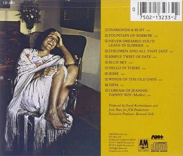 Joan Baez - Diamonds & Rust (1975) {1988 A&M}