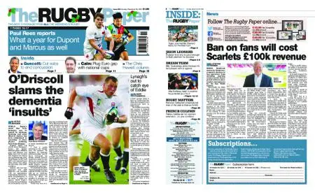 The Rugby Paper – December 26, 2021