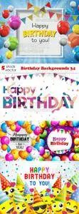 Vectors - Birthday Backgrounds 34