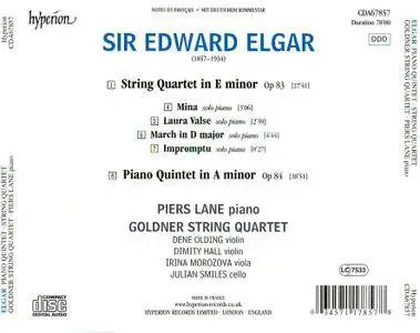 Piers Lane; Goldner String Quartet - Edward Elgar: Piano Quintet & String Quartet (2011)