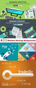 Vectors - Business Strategy Backgrounds