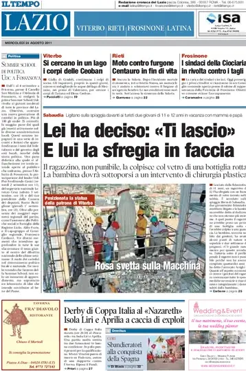 IL Tempo - Lazio 2011.08.24