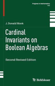 Cardinal Invariants on Boolean Algebras: Second Revised Edition