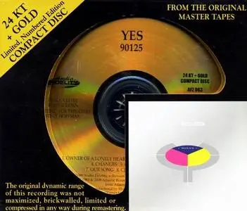 Yes - 90125 (1983) [Audio Fidelity, 24 KT + Gold CD, 2009]