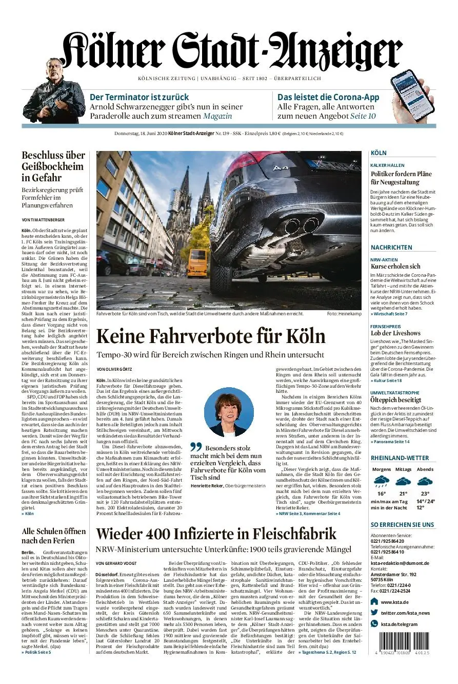 Kölner Stadt-Anzeiger Rhein-Sieg-Kreis – 18. Juni 2020 / AvaxHome