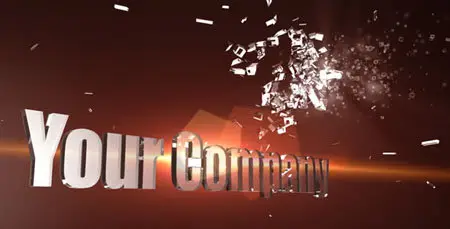 3D Shatter Logo - Project for After Effects (Videohive)