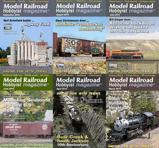 Model Railroad Hobbyist Magazine 2014 Full Year Collection