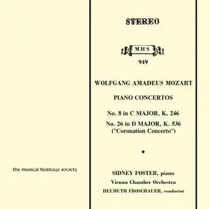 Sidney Foster - Mozart- Piano Concertos Nos. 8 & 26 (2022) [Official Digital Download 24/96]