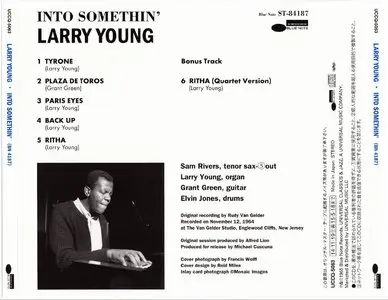 Larry Young - Into Somethin' (1964) {Blue Note Japan SHM-CD UCCQ-5063 rel 2014} (24-192 remaster)