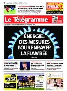 Le Télégramme Landerneau - Lesneven – 01 octobre 2021