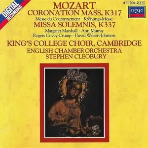 Stephen Cleobury, The King's College Choir of Cambridge - Mozart: Coronation Mass, K.317, Missa Solemnis, K.337 (1984)