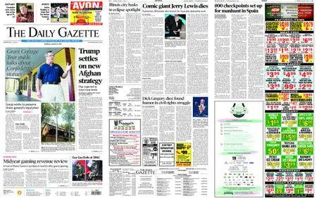 The Daily Gazette – August 21, 2017