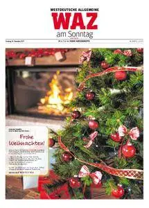 WAZ Westdeutsche Allgemeine Zeitung Sonntagsausgabe - 24. Dezember 2017